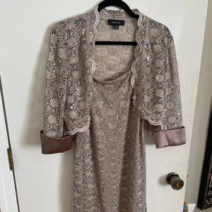 Sparkly Lace Cocktail Dress